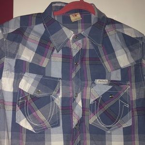 True Religion Long Sleeve Button Down